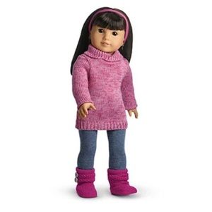 Discontinued Cozy sweater american girl outfit